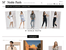 Tablet Screenshot of noblefaith.com